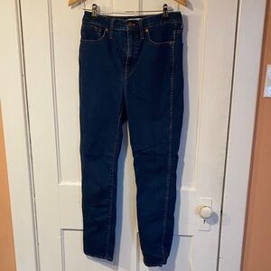 Madewell Dark Blue Stovepipe jeans Sz 28